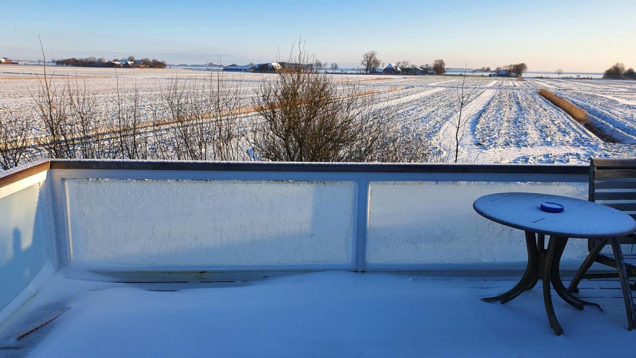 Reetdachhaus Moordeichperle Villa Nordstrand Exterior foto